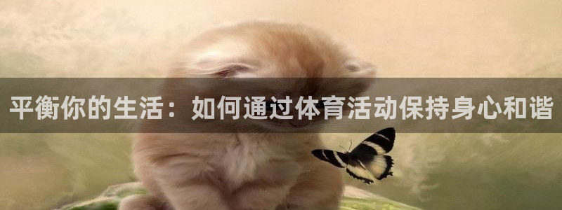 3377体育官网址：平衡你的生活：如何通过体育活动保持身心和